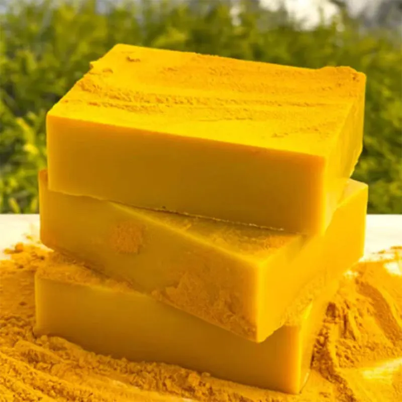 Soap Making Glycerin - 100g Turmeric Hand Made Soap Lemon