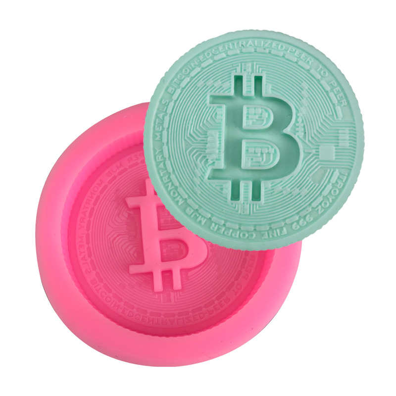 Soap Making Bar - 1/3pcs Currency Logo Soap Silicone Cake