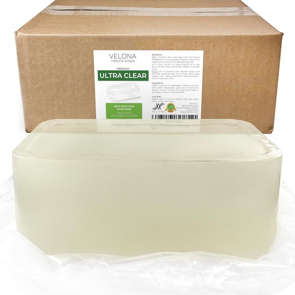 Soap Making Glycerin - 25 LB - Ultra Clear Melt