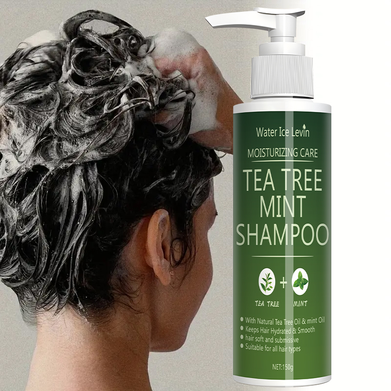 Shea Butter Raw - Tea Tree Mint Shampoo Natural Essence