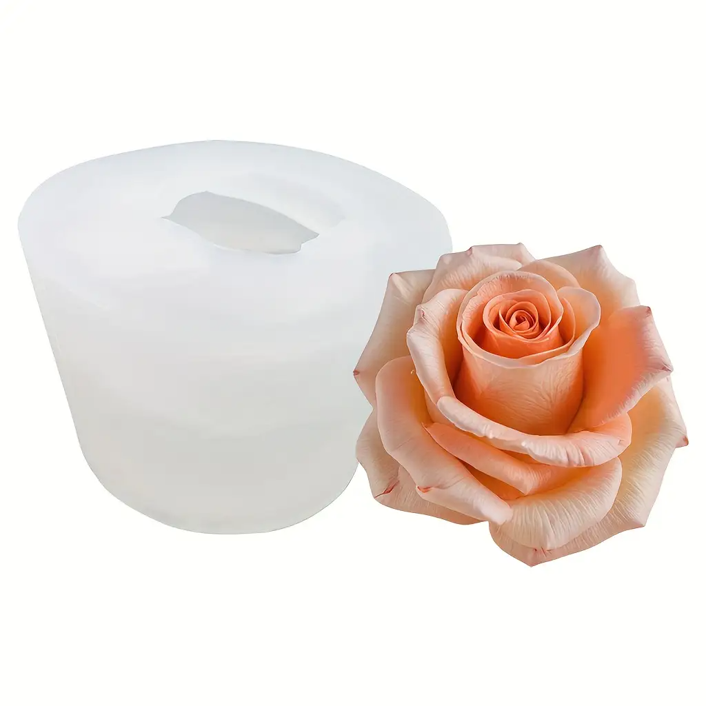 3D Rose Silicone Candle Mold,  - Soap Making Recipes incelemesi ve fiyatı
