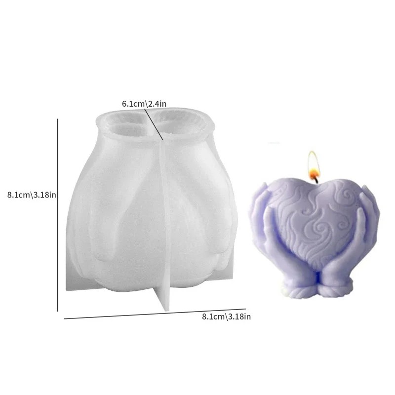1pcHeart Shape Candle And Soap - Soap Making Recipes incelemesi ve fiyatı