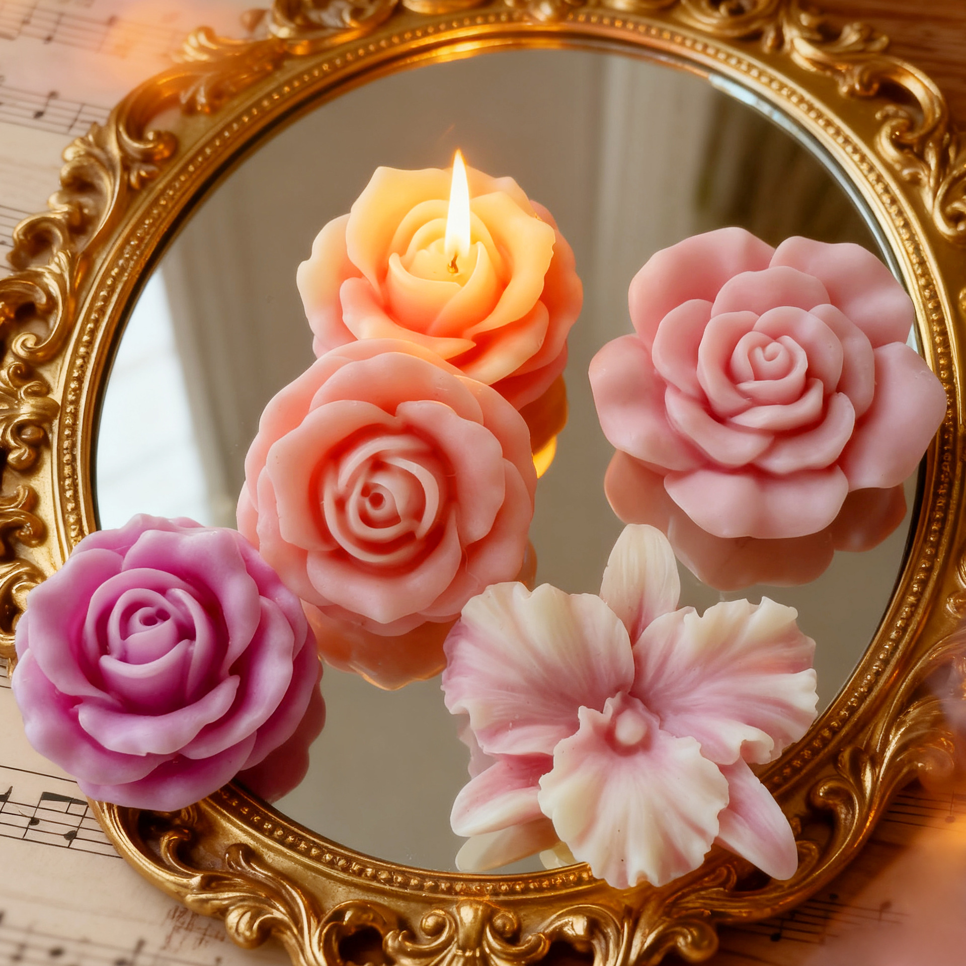 Flower Form Rose Peony Lotus S - Soap Making Recipes incelemesi ve fiyatı