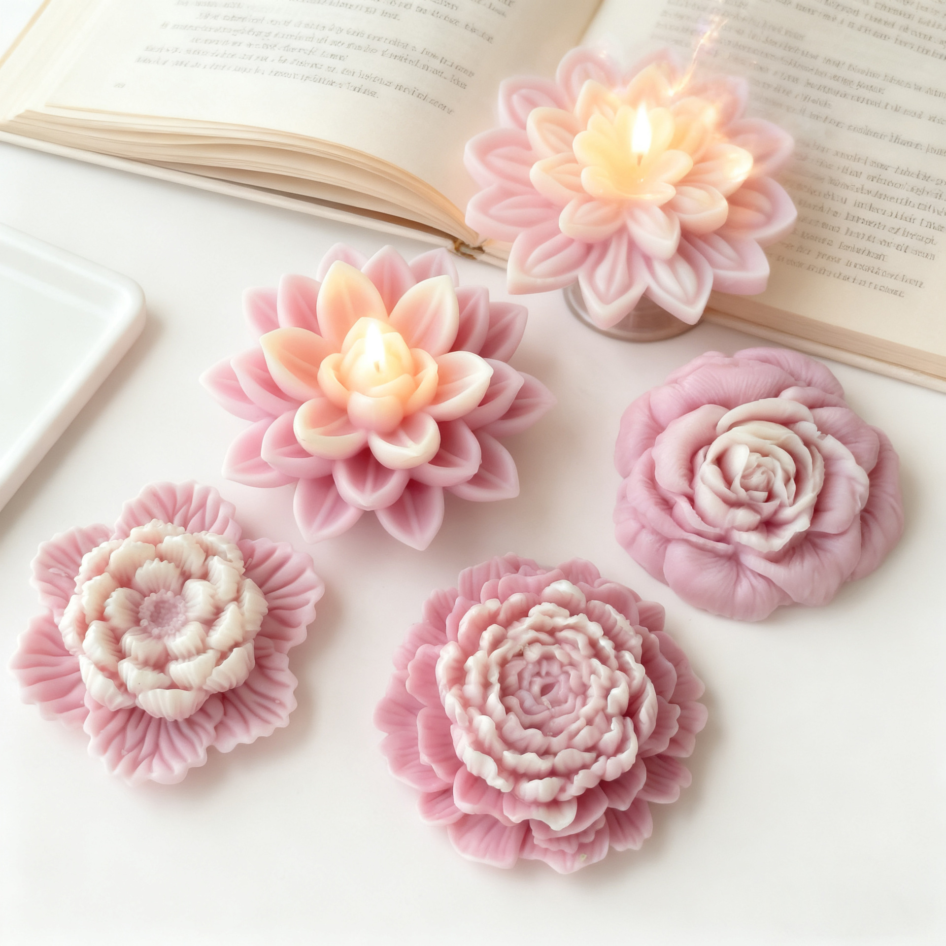 Flower Form Rose Peony Lotus S - Soap Making Recipes incelemesi ve fiyatı