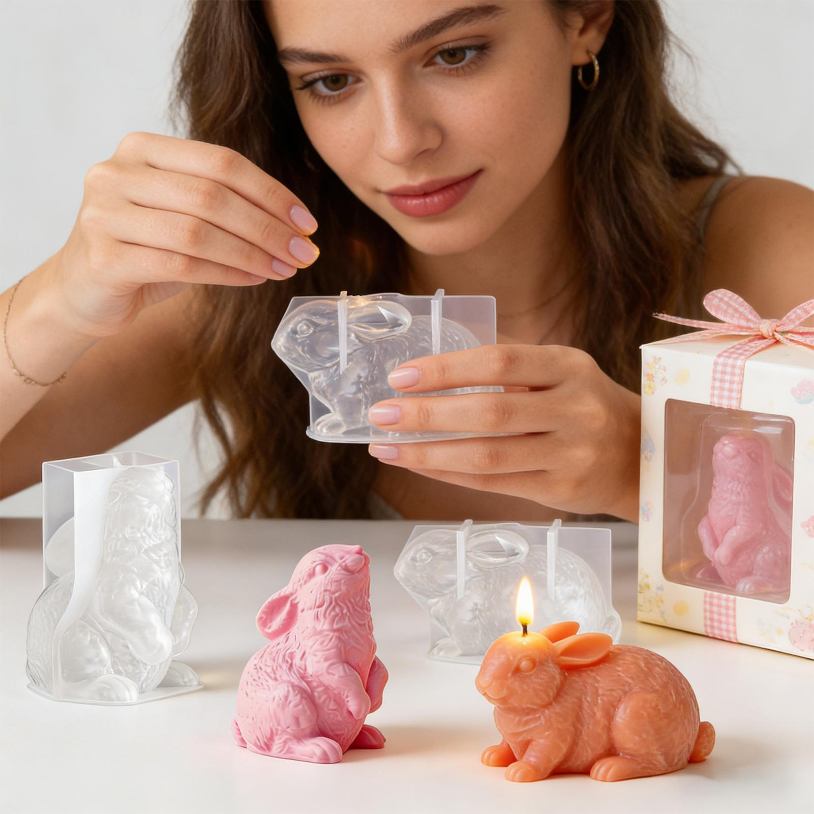 Bunny Silicone Mold 3D Craftin - Soap Making Friend incelemesi ve fiyatı