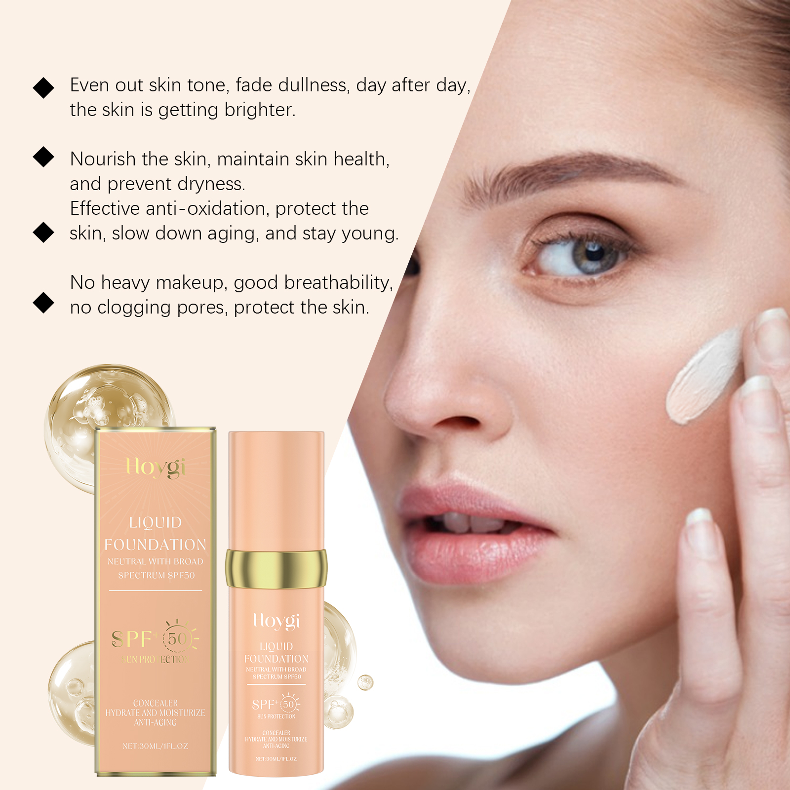Liquid Face Foundation Spf 50  - Shea Butter Raw incelemesi ve fiyatı