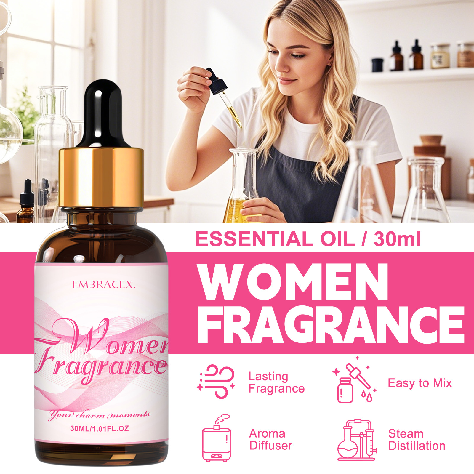 30ml Women Fragrance Essential - Soap Making Friend incelemesi ve fiyatı