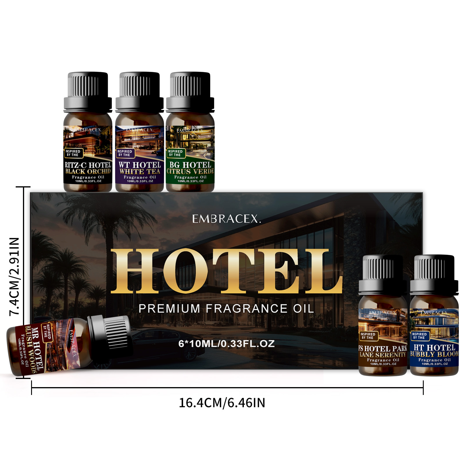 6PC/1Set Hotel Essential Oil G - Soap Making Friend incelemesi ve fiyatı