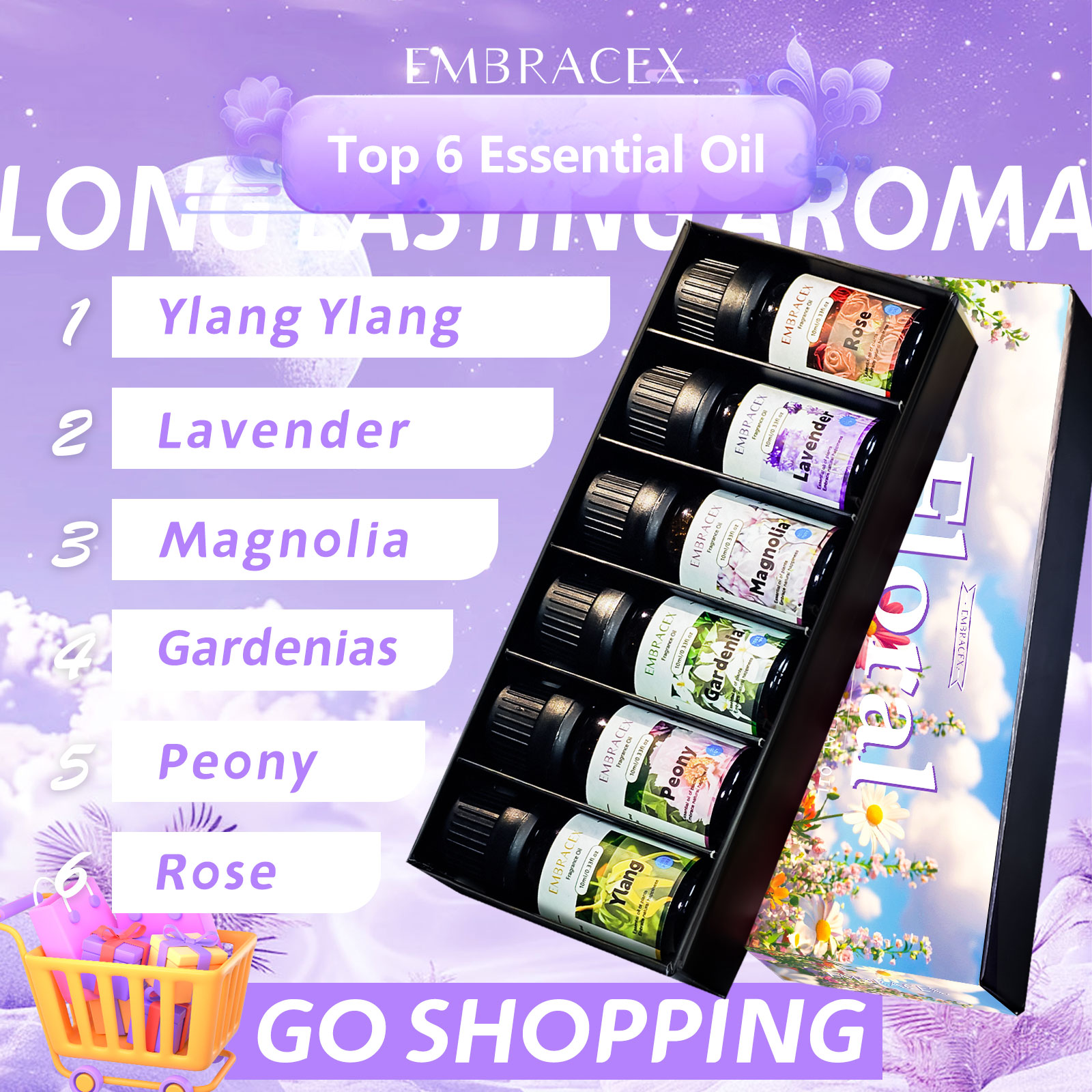 6PC/1PC 10ML Floral Essential  - Soap Making Friend incelemesi ve fiyatı