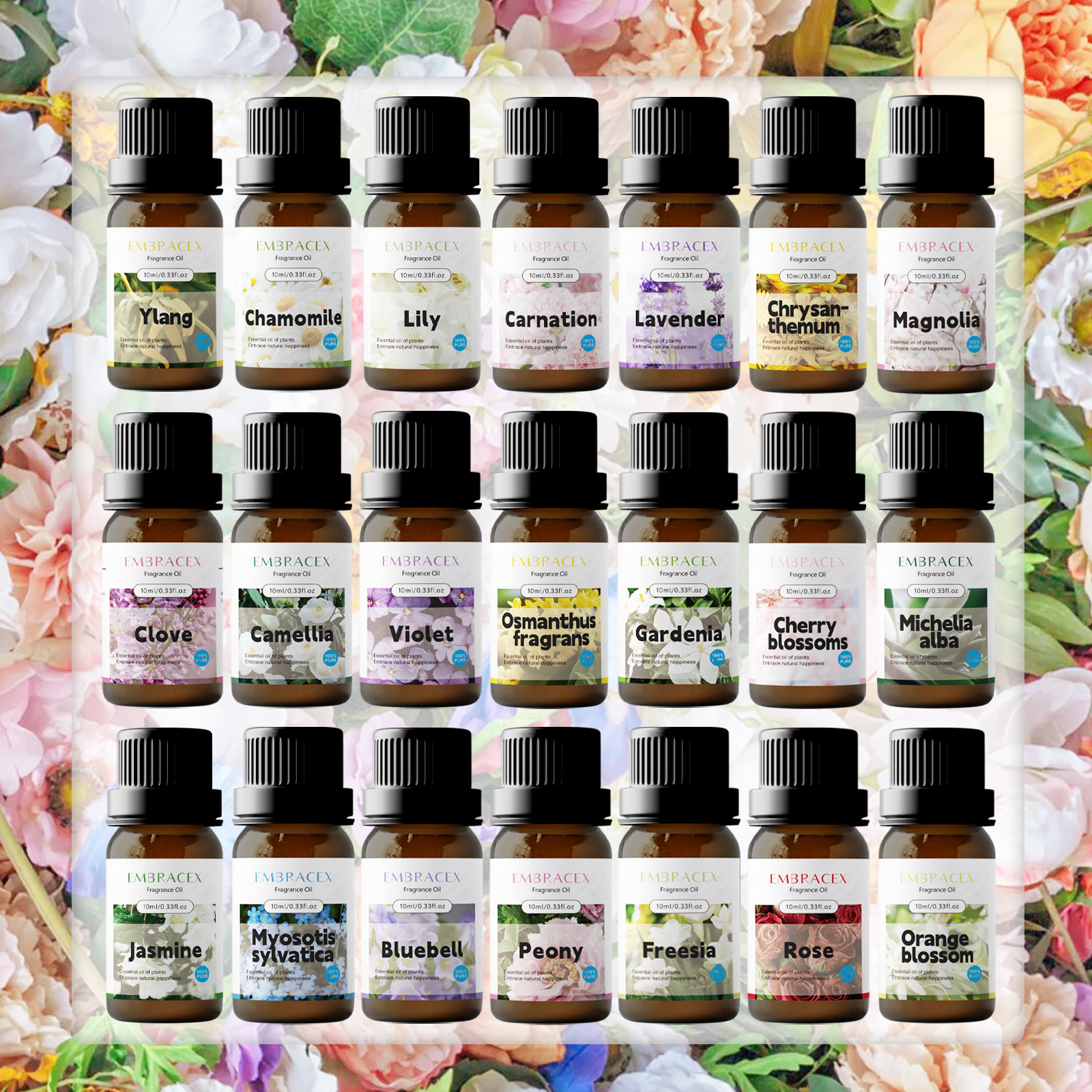 6PC/1PC 10ML Floral Essential  - Soap Making Friend incelemesi ve fiyatı