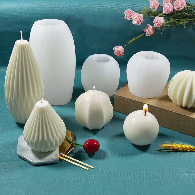 3D Silicone Candle Molds Geome - Soap Making Homemade incelemesi ve fiyatı