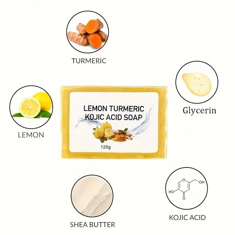 100g Lemon Turmeric Kojic Acid - Soap Making Glycerin incelemesi ve fiyatı