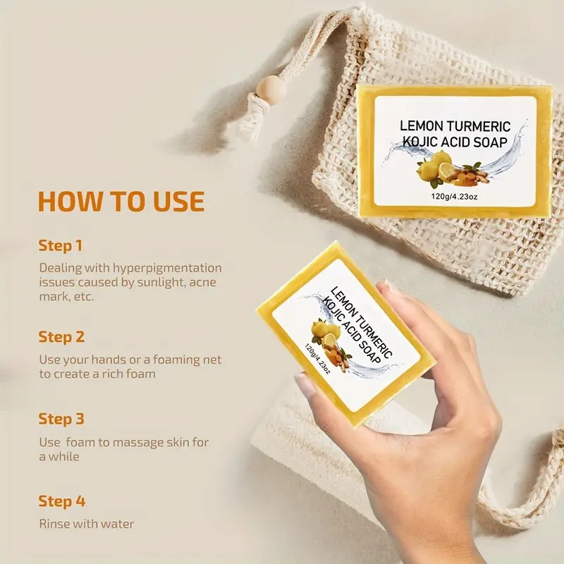 100g Lemon Turmeric Kojic Acid - Soap Making Glycerin incelemesi ve fiyatı