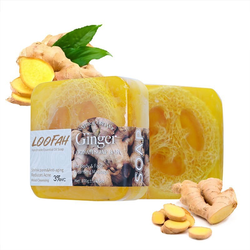 100g Ginger Loofah Soap Glycer - Soap Making Glycerin incelemesi ve fiyatı