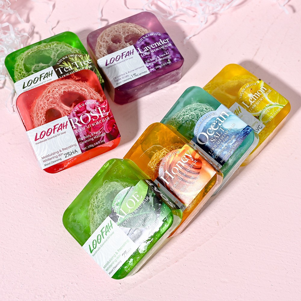 100g Ginger Loofah Soap Glycer - Soap Making Glycerin incelemesi ve fiyatı
