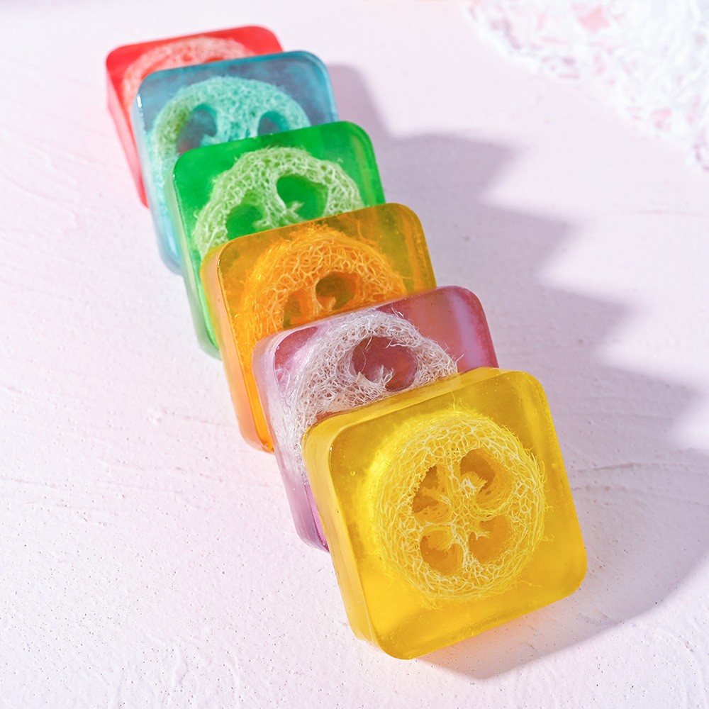 100g Ginger Loofah Soap Glycer - Soap Making Glycerin incelemesi ve fiyatı