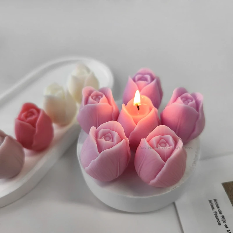 3D Tulip Candle Mold Handmade  - Soap Making Recipes incelemesi ve fiyatı