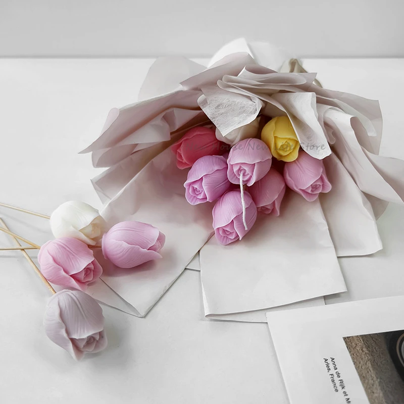 3D Tulip Candle Mold Handmade  - Soap Making Recipes incelemesi ve fiyatı