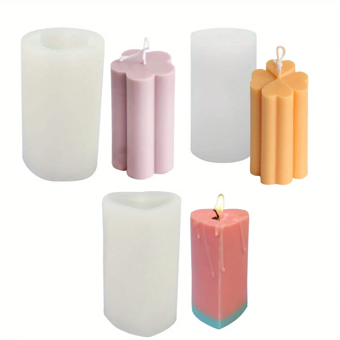 3D Flower Silicone Molds for H - Soap Making Homemade incelemesi ve fiyatı