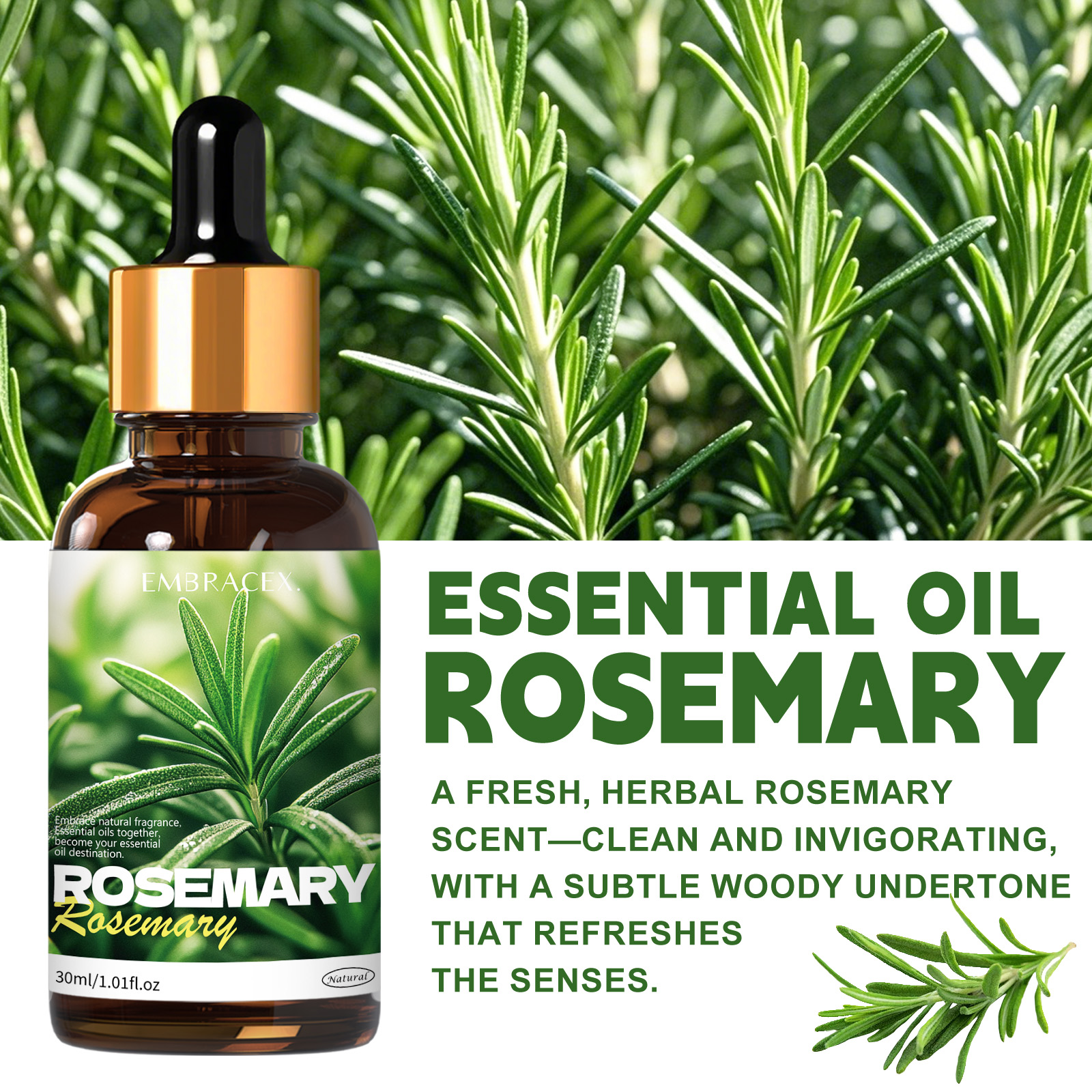 30ml Rosemary Natural Plant Es - Soap Making Friend incelemesi ve fiyatı