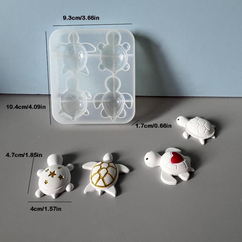 Turtle Shape Silicone Mould Se - Soap Making Bar incelemesi ve fiyatı