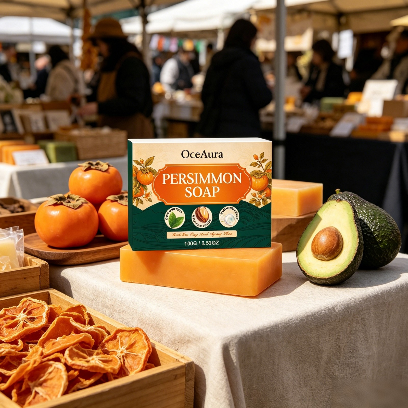 OceAura Persimmon Soap Bar for - Shea Butter Raw incelemesi ve fiyatı