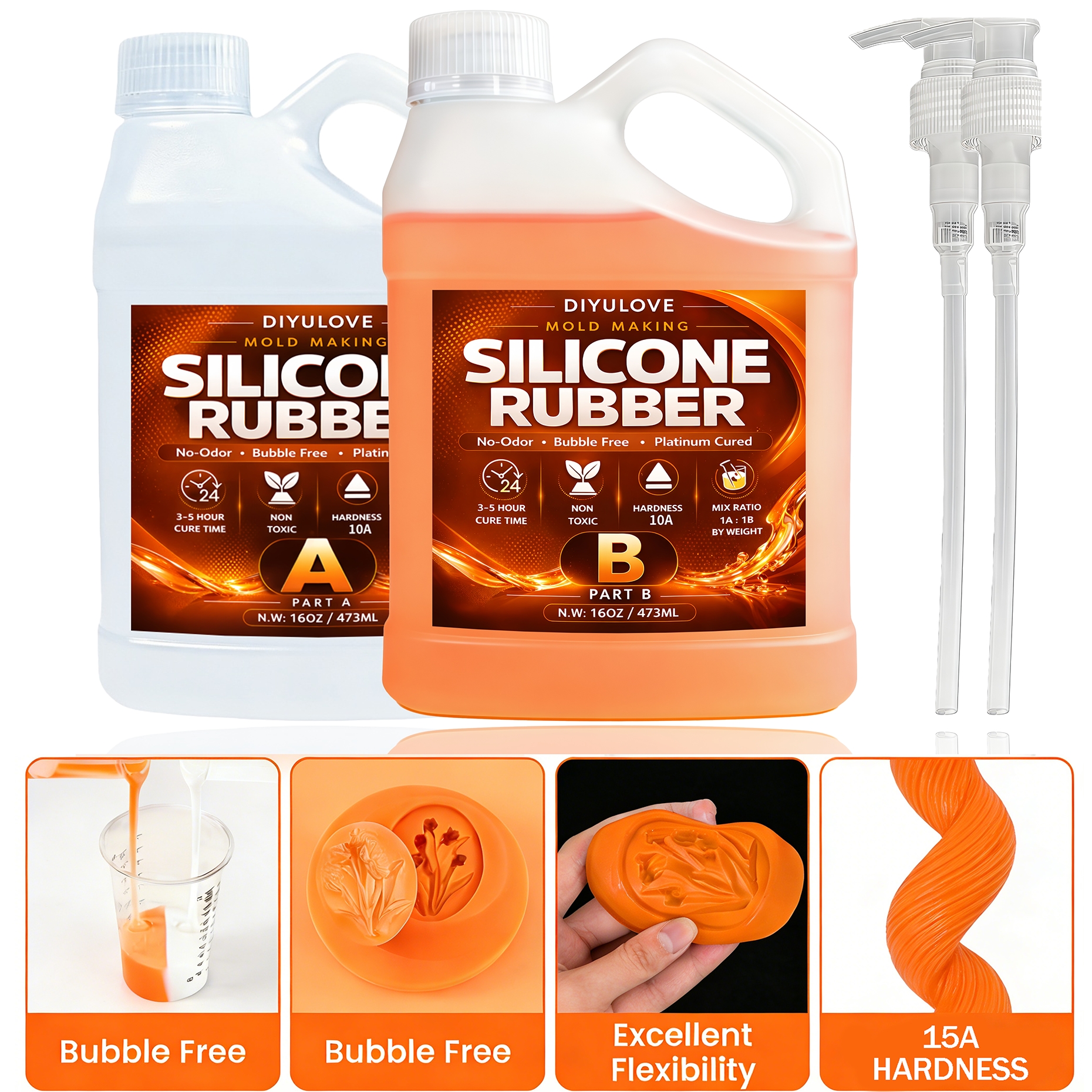 Liquid Silicone Rubber Kit,Hig - Soap Making Bar incelemesi ve fiyatı