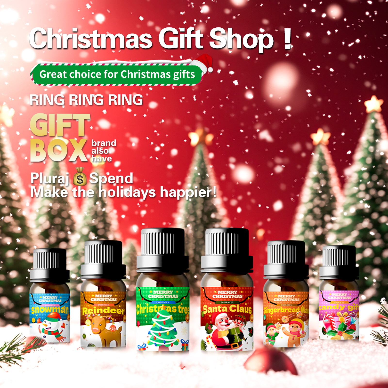6PC/1PC 10ML Merry Christmas E - Soap Making Friend incelemesi ve fiyatı