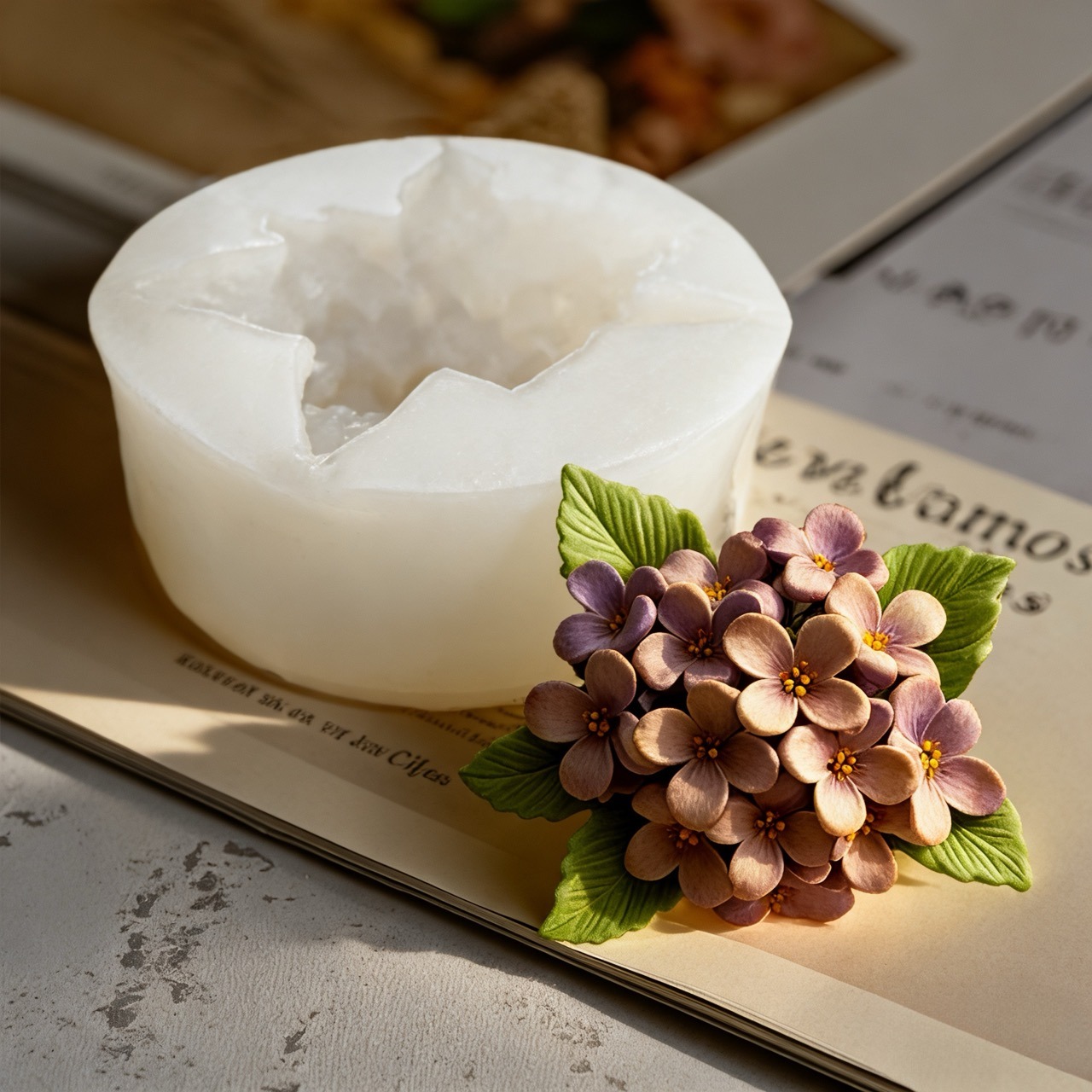 2-Piece 3D Rose and Lilac Sili - Soap Making Recipes incelemesi ve fiyatı