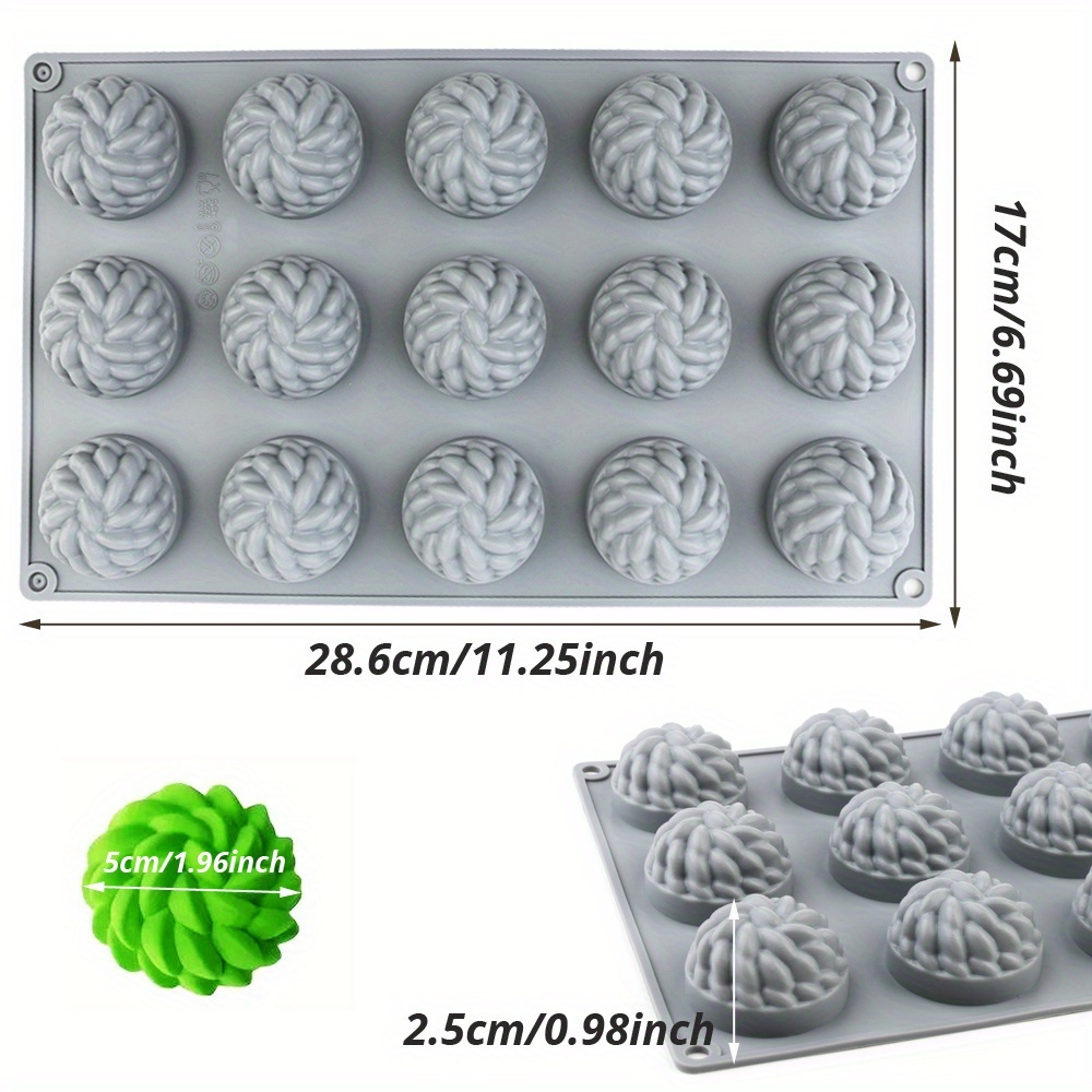 1Pc Cake Mold Santa Ana Floral - Soap Making Recipes incelemesi ve fiyatı