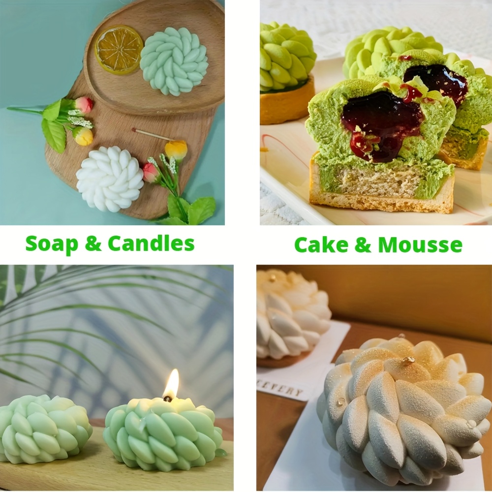1Pc Cake Mold Santa Ana Floral - Soap Making Recipes incelemesi ve fiyatı