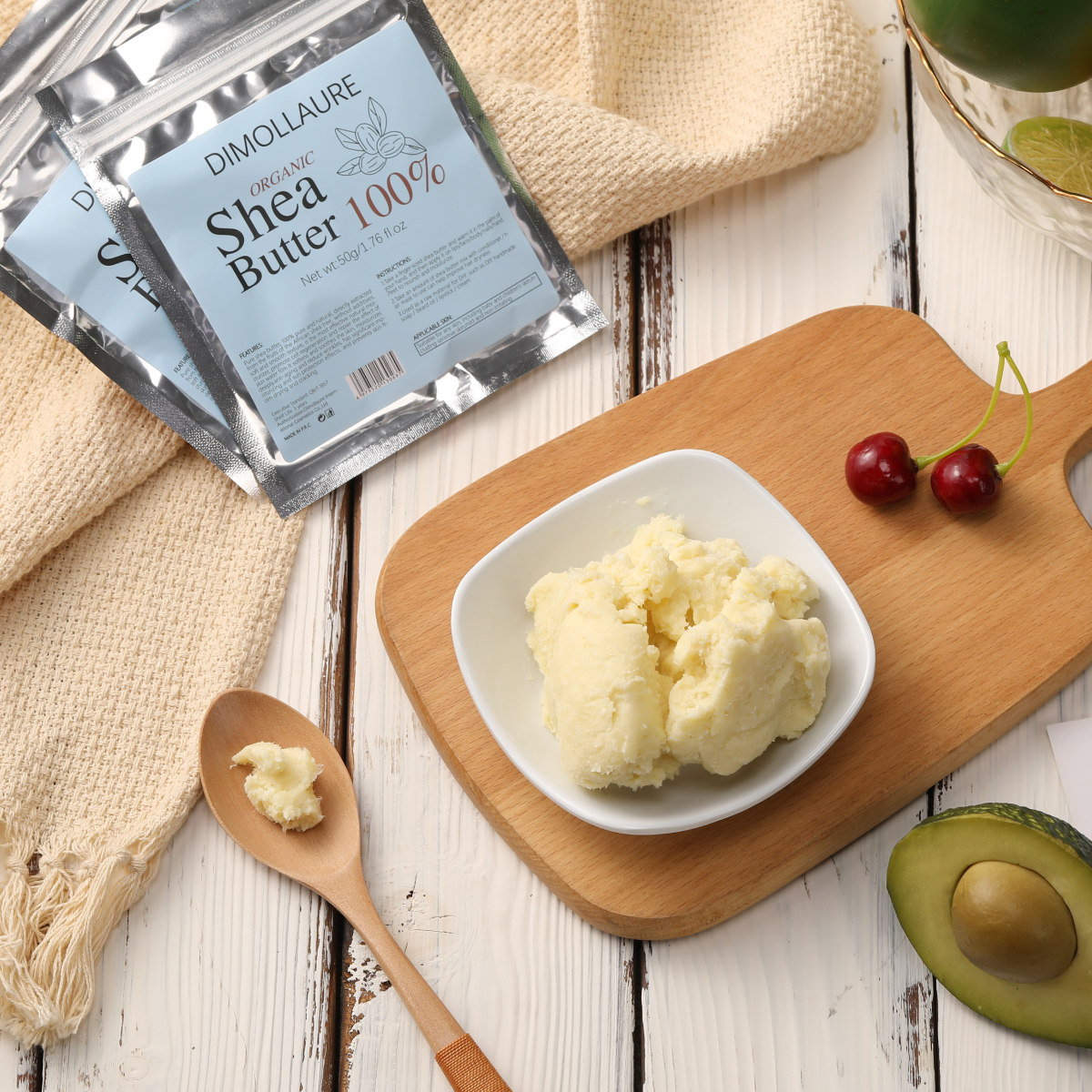 Dimollaure 50g-500g Organic Sh - Shea Butter Raw incelemesi ve fiyatı