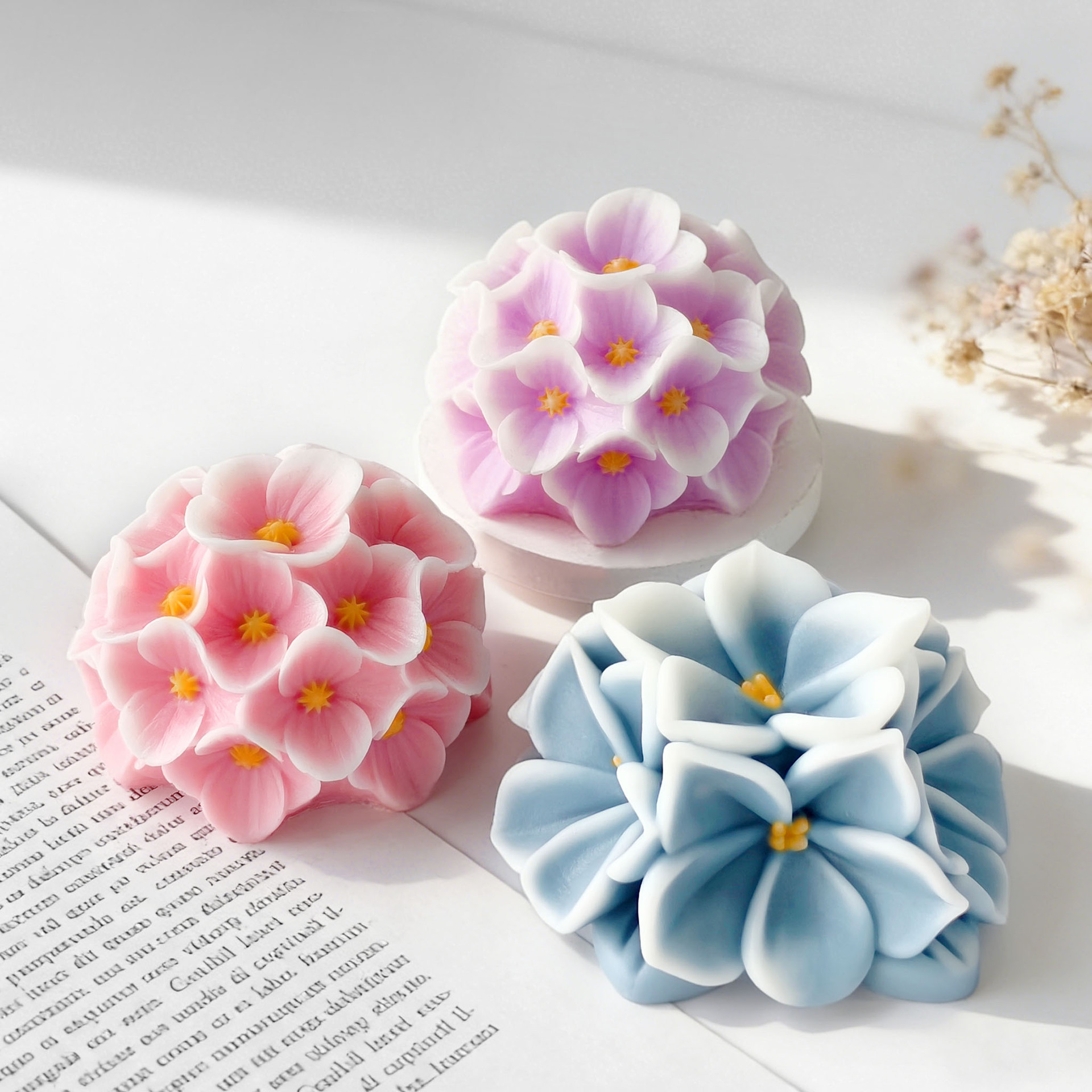 Flowers Ball Aroma Candle Sili - Soap Making Homemade incelemesi ve fiyatı