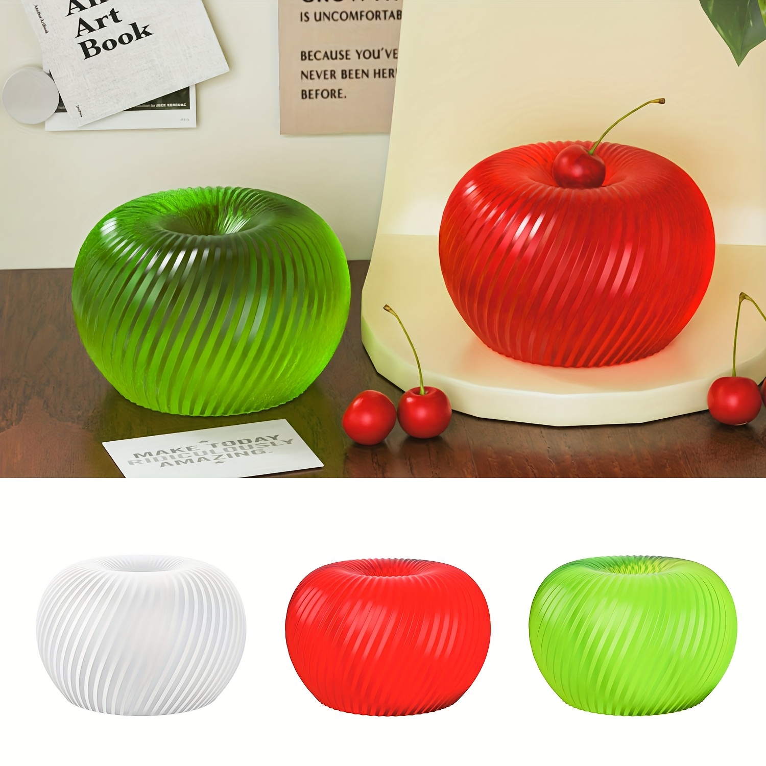 A trendy red apple silicone mo - Soap Making Bar incelemesi ve fiyatı