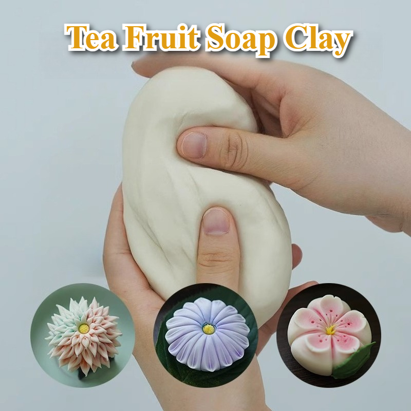 100g Tea Fruit Clay Soap Clay  - Soap Making Glycerin incelemesi ve fiyatı