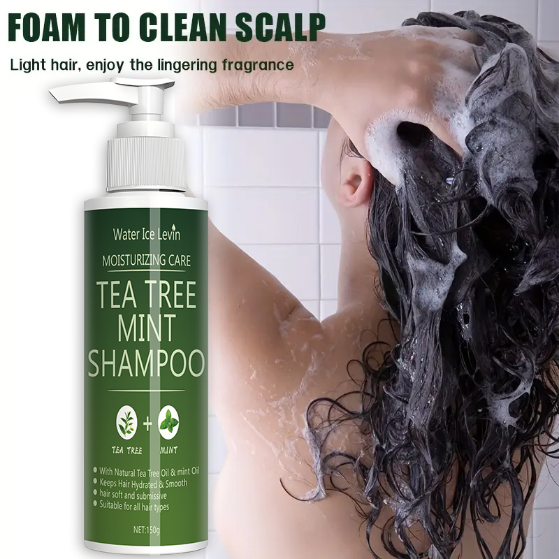 Tea Tree Mint Shampoo Natural  - Shea Butter Raw incelemesi ve fiyatı