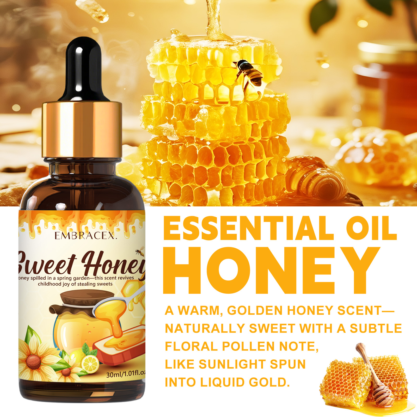 30ml Honey Essential Oil Food  - Soap Making Friend incelemesi ve fiyatı