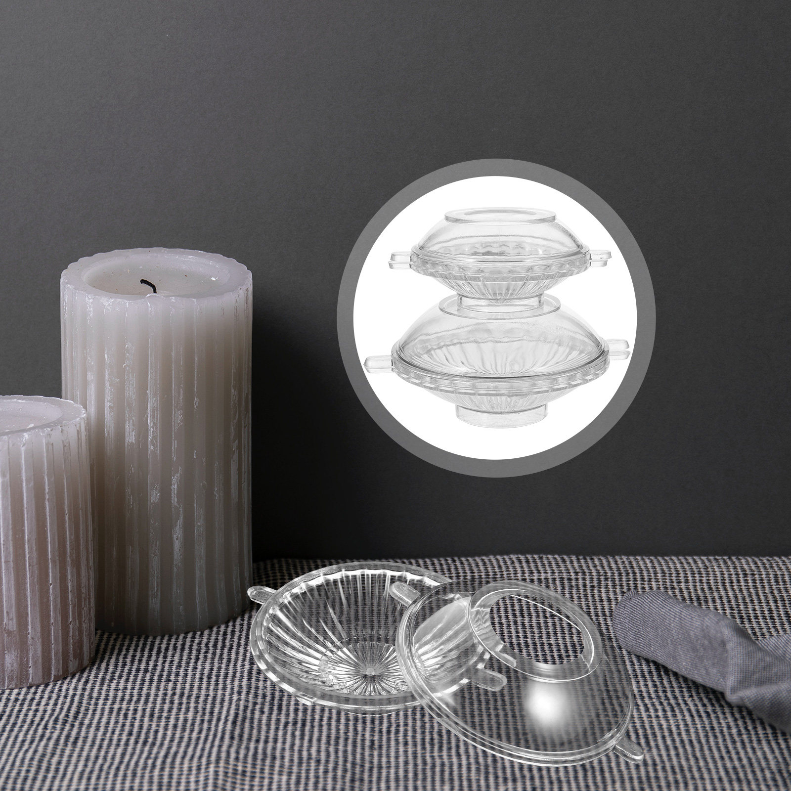 2Pcs Plastic Floating DIY Mold - Soap Making Homemade incelemesi ve fiyatı