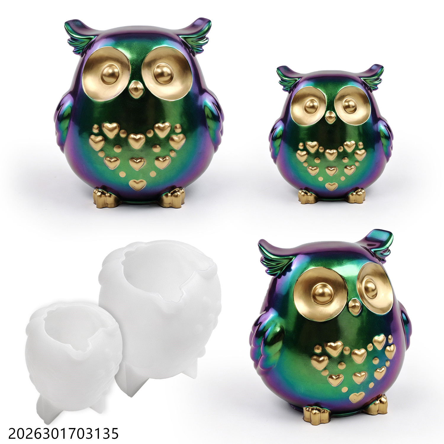 Owl Silicone Mold 3D Bird Shap - Soap Making Bar incelemesi ve fiyatı