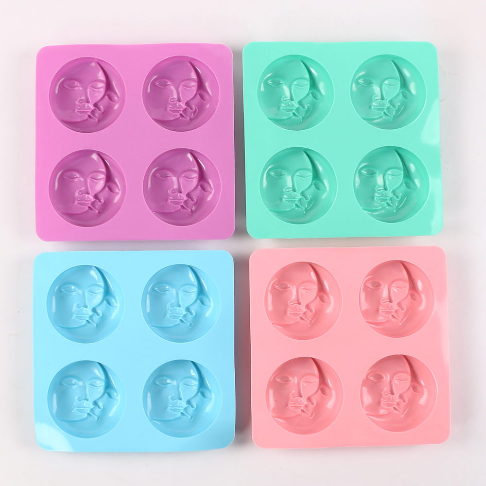 Sun Moon Face Silicone Mold Cr - Soap Making Homemade incelemesi ve fiyatı
